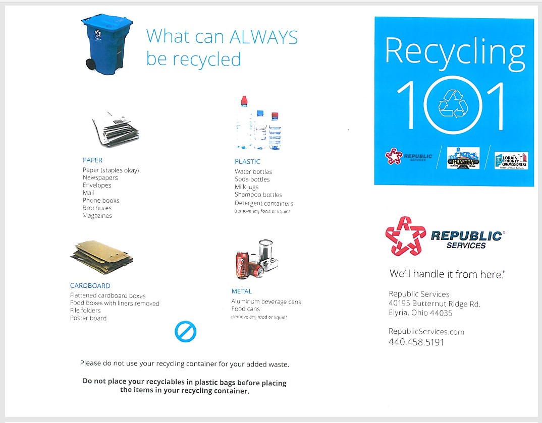 GRAFTON RECYCLING Village of Grafton